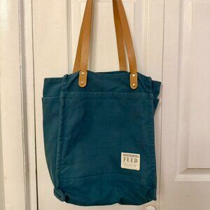 Feed Tote Bag - Blue